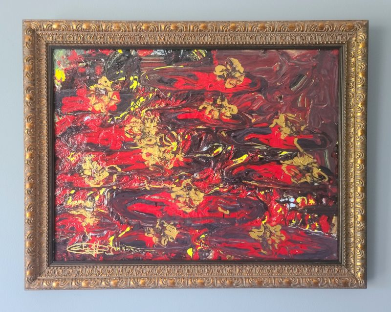 River of Fire — Acrylics on canvas