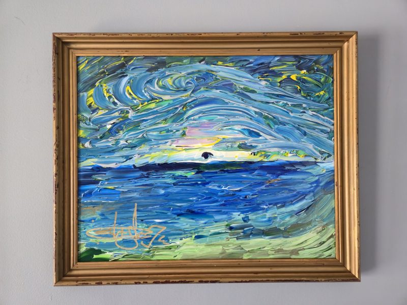 Safer Than Heaven — Acrylics on canvas